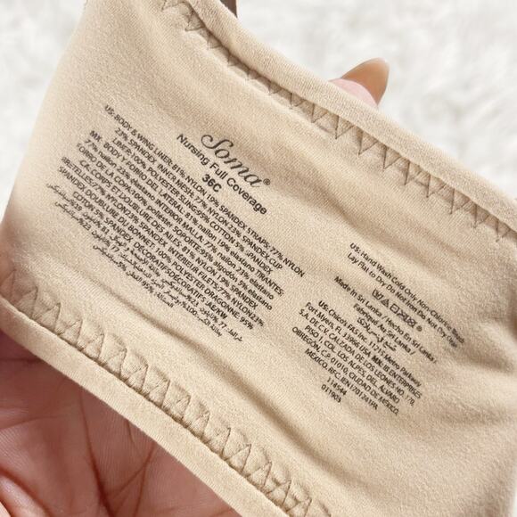 Soma Perfect Coverage Contour Nursing Bra in Warm Amber Size 36C‎ - Picture 4 of 4